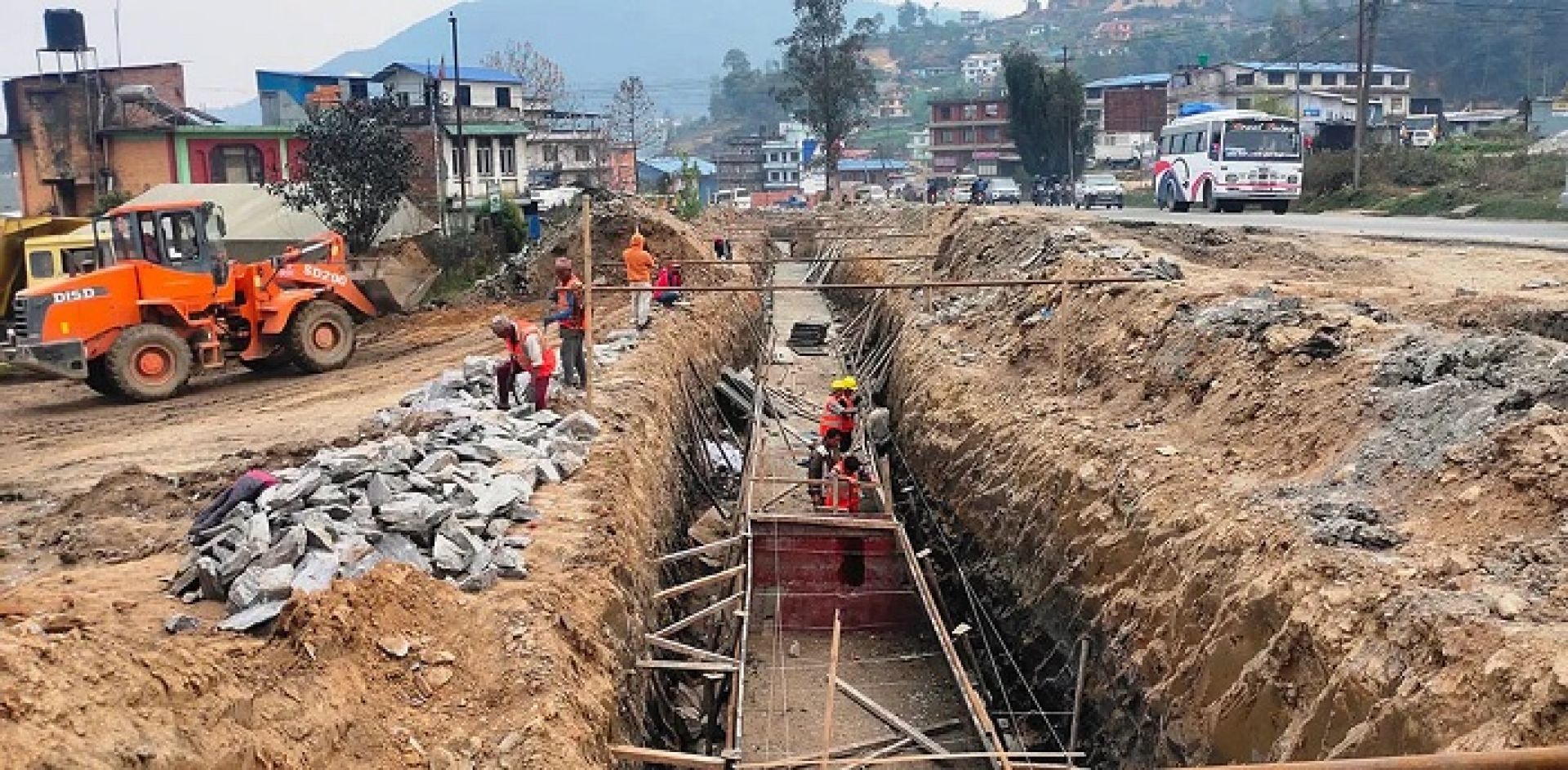 साँगा–धुलिखेल सडकः खानेपानी र ढल व्यवस्थापनमा कठिनाइ